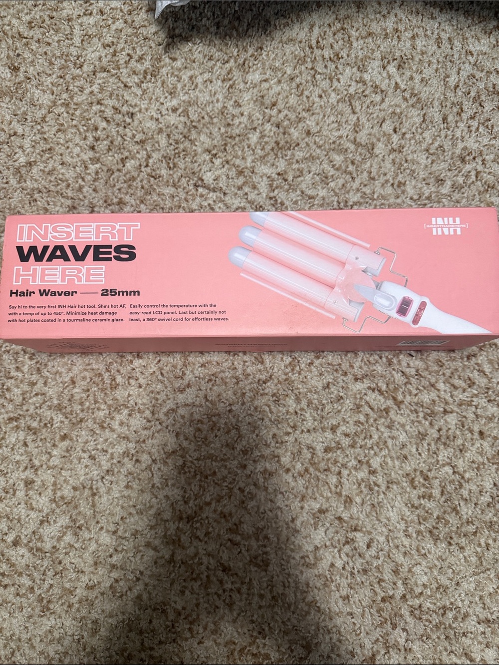 Insert Waves Here 25mm Hair Waver - Pink